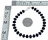 Native American Onyx Genuine Sterling Silver Bead Bracelet JX123371